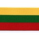 Ribbon in Lithuanian Flag Colors 50 mm/1 m