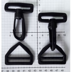 2652 Plastic Snap Hook Rotate Buckle 30 mm/1 pc.