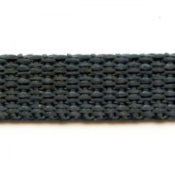 Polypropilene Webbing 10 mm black/1m