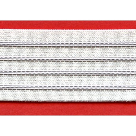 Antislip elastic band 28 mm white/1 m