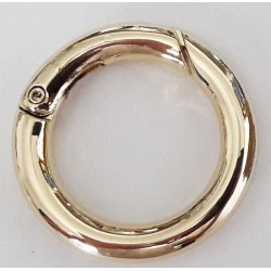 20516 Metal ring carabiner art.502/25mm/G/1pcs.