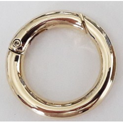 Metal ring carabiner art.502/25 mm/gold/1 pc.