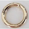 Metal ring carabiner art.502/25mm/G/1pcs.