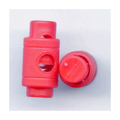 Plastic Stopper for Cord art. 048/red/1 pc.