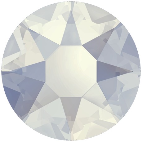 Termoklijuojami kristalai art.2028 dydis SS6 spalva White Opal/20vnt.