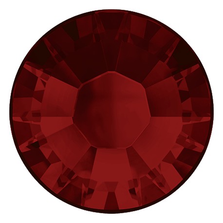 Termoklijuojami kristalai art.2038 dydis SS10 spalva Siam(raudona)/20 vnt.