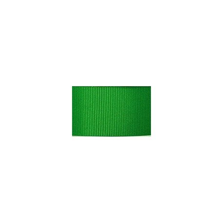 Grosgrain Ribbon 25 mm, colour 1537-green/1m