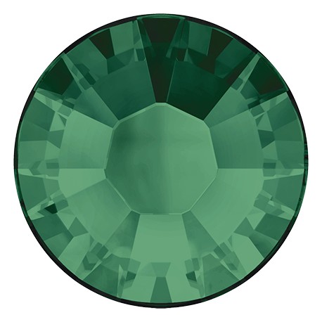 Flat Back Hotfix art.2028 size SS12 color Emerald/20pcs.