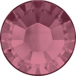 Termoklijuojami kristalai art.2028 dydis SS12 spalva Rose/20vnt.