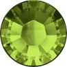 Termoklijuojami kristalai art.2028 dydis SS16 spalva Olivine/20vnt.