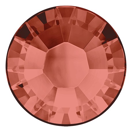 Termoklijuojami kristalai art.2028 dydis SS16 spalva Padparadscha/20vnt.
