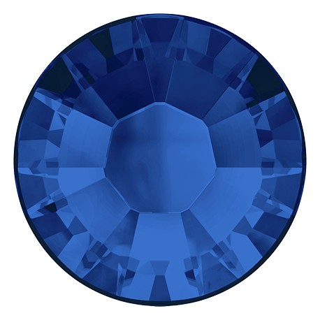 Termoklijuojami kristalai art.2038 dydis SS16 spalva Capri Blue/20vnt.