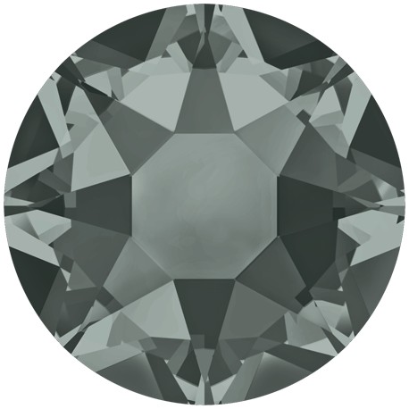 18802 Termoklijuojami kristalai art.2078 SS16 Black Diamond/20vnt.