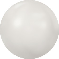 Termoklijuojamas perlas art.2080/4 SS16 baltas/20 vnt.