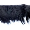 21024J Tape with Hen's Feathers black 17 cm/1 m