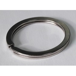 Metal split Ring flat 25 mm Nickel Plated/1 pc.