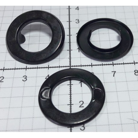Akutė 16mm plieninė galanterinė art. O16X/P/juoda/1 vnt.
