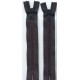 Nylon close-end Zipper 18 cm with reverse slider/black/1 pc.