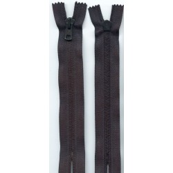Nylon close-end Zipper 18 cm with reverse slider/black/1 pc.