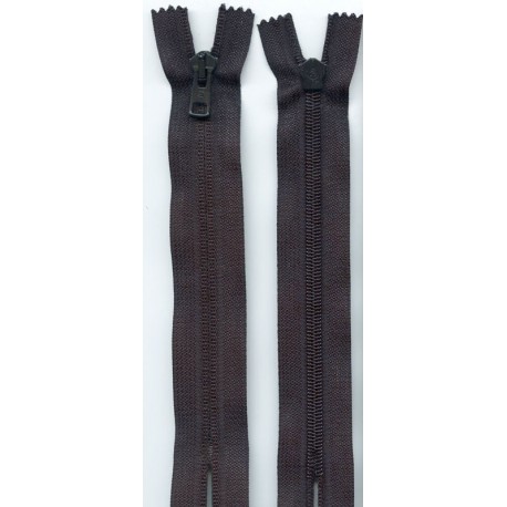 Nylon close-end Zipper 18 cm with reverse slider/black/1 pc.