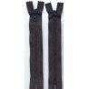 Nylon close-end Zipper 18 cm with reverse slider/black/1 pc.