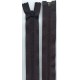 Nylon open-end Zipper OE-S60R with reversi slider 75 cm/black/1 pc.