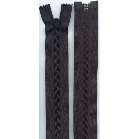 Nylon open-end Zipper OE-S60R with reversi slider 75 cm/black/1 pc.
