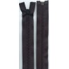 Nylon open-end Zipper OE-S60R with reversi slider 75 cm/black/1 pc.