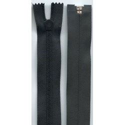 Waterproof Nylon Zipper OE-S60RW, open end, 75 cm/black/1 pc.