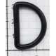 Plastic D-Ring 25x15 mm black /1 pc.