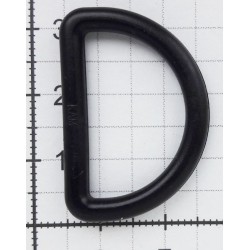 20841 Plastic D-Ring 25x15 mm black /1 pc.