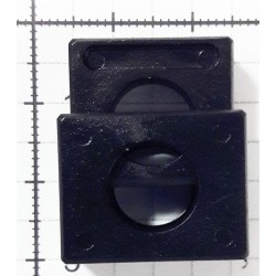 21103 Plastc stopper for thick cord art. 270/black/1 pc.