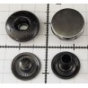 Snap Fastener ALFA "MONETA" 12.5/12.5mm gun metal, nickel free/20pcs.