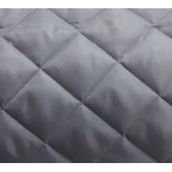 Quilted lining 5x5cm gray/100g/1m
