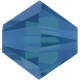 Veriami Swarovski kristalai art.5301/4mm Caribean Blue Opal/20vnt.