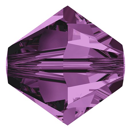 Veriami Swarovski kristalai (karoliukai) art.5328/4 mm, Amethyst/20vnt.