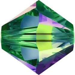 Veriami Swarovski kristalai (karoliukai) art.5328/4 mm, Crystal Vitrail Medium/20vnt.