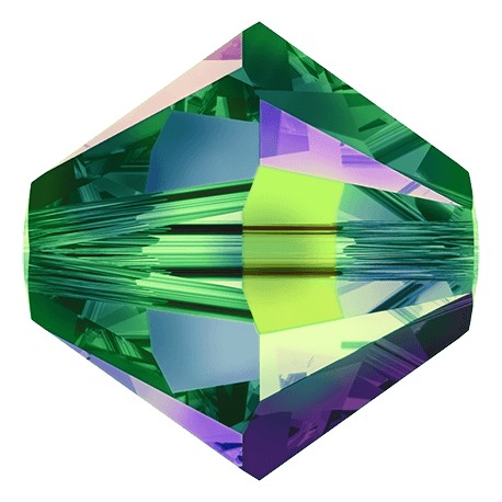 Veriami Swarovski kristalai (karoliukai) art.5328/4 mm, Crystal Vitrail Medium/20vnt.