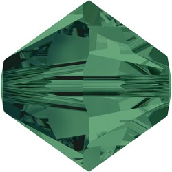 8050 Veriami kristalai art.5328/4 Emerald/20vnt.