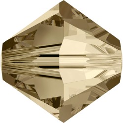 Veriami Swarovski kristalai (karoliukai) art.5328/4 mm, Crystal Golden Shadow/20vnt.