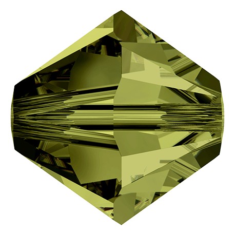Veriami Swarovski kristalai (karoliukai) art.5328/4 mm, Olivine/20vnt.