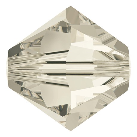 Veriami Swarovski kristalai (karoliukai) art.5301/4 mm, Crystal Silver Shade/20vnt.