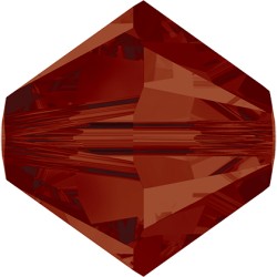 Veriami Swarovski kristalai (karoliukai) art.5328/4 mm, Red Magma/20vnt.