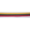 Ribbon in Lithuanian flag colors 08 mm/1m
