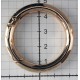 Karabinas-žiedas art.3701453/51/34 mm/geltonas/1 vnt.