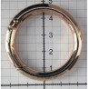 Metal ring carabiner art.3701453/50/34 mm/gold/1 pc.