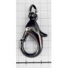 Metal Snap Hook art.3233690/42/06mm black nickel/1 pc.