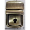 Tuck lock clasp art.3104421/48/28mm old brass/1pc.