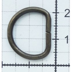 2881 D-ring 12/12/2.0/old brass 50 pcs.