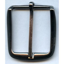 13804 Single Prong Belt Buckle KLZ111/35/black nickel/1 pc.